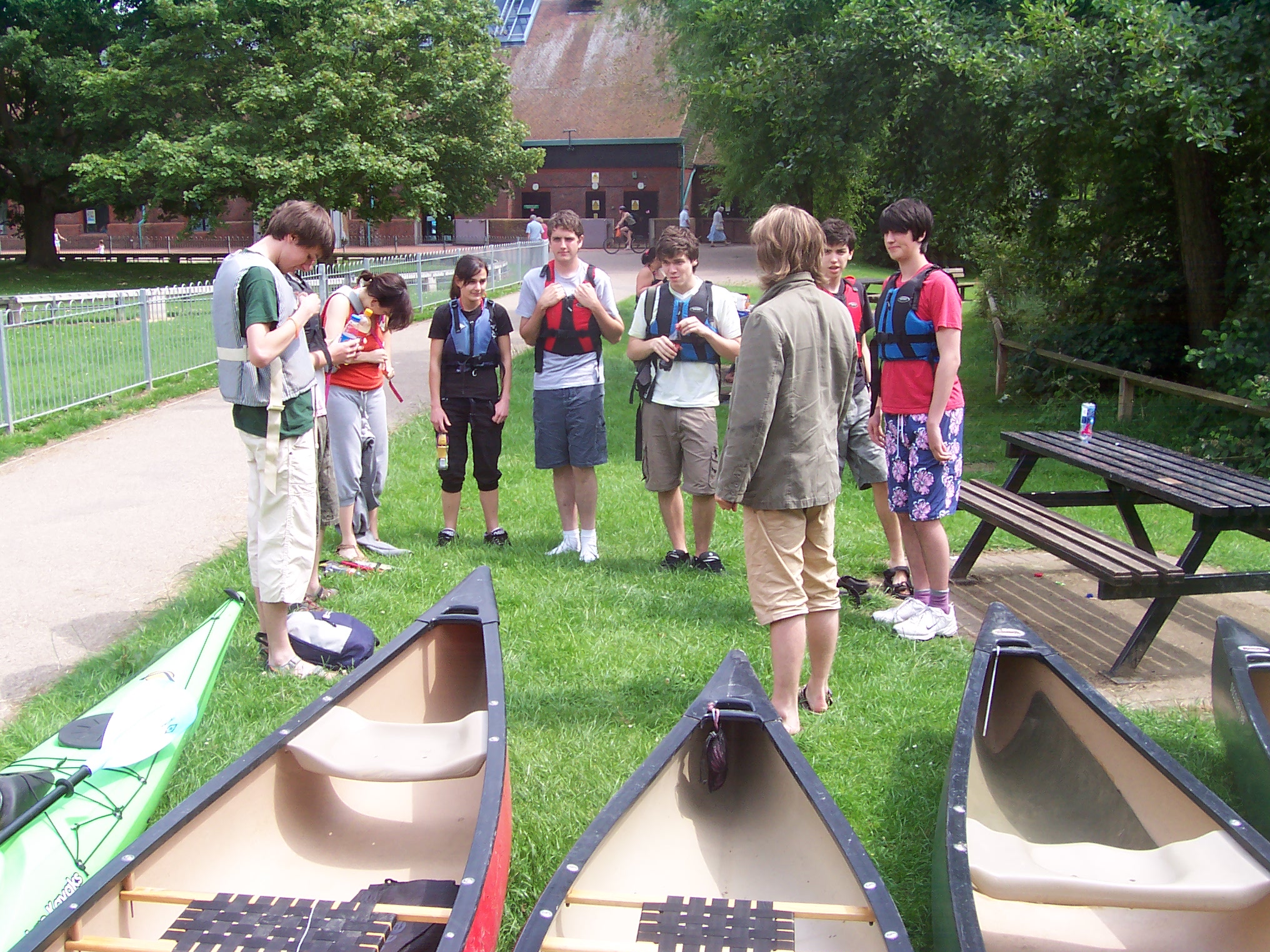 Seniors Canoe